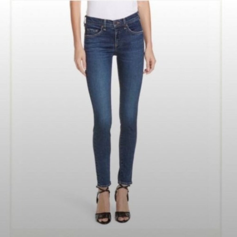 VERONICA BEARD Brooke Mid Rise Skinny Jeans